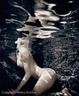nude under water in black and white 1