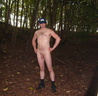 naked in woods