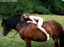 nude with horse 29