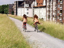 2 nude girls on bicycle and with dog 12