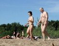 nudists nude naturists couple 0764