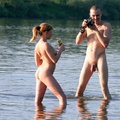 nudists nude naturists couple 1729