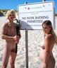 nudists nude naturists couple 2121