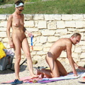 nudists nude naturists couple 2276