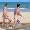 nudists nude naturists couple 2380