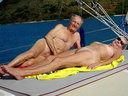 nudists nude naturists couple 2470