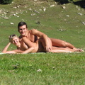 nudists nude naturists couple 2645