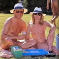 nudists nude naturists couple 2892