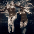 nude under water in black and white 18