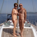 17718327354 pdnnaturist sail boat couple naked