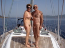 17718327354 pdnnaturist sail boat couple naked