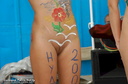 nude body painting 110