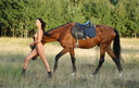 Horse riding nude modele 15