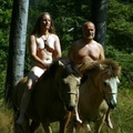 nude with horse 152