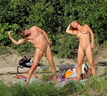 nudists nude naturists couple 0854