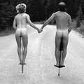 nudists nude naturists couple 1062