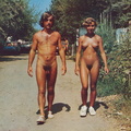 nudists nude naturists couple 1266