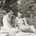 nudists nude naturists couple 1941