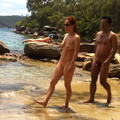 nudists nude naturists couple 1980