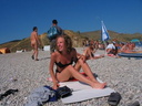 nudists group on beach 176