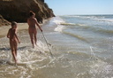 nudists group on beach 193