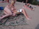 nudists group on beach 200