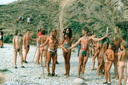 nudists group on beach 207