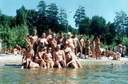 nudists group on beach 217