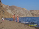 nudists group on beach 231