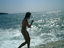 nudists group on beach 240