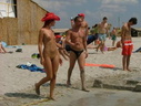 nudists group on beach 245