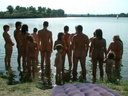 nudists group on beach 247