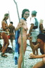 nudists group on beach 255