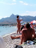 nudists group on beach 257