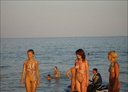 nudists group on beach 260
