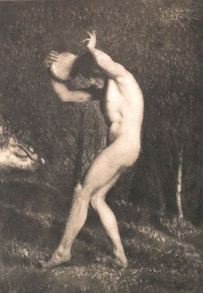 416px-Maennerakt-Nude Male von Frank Eugene Smith