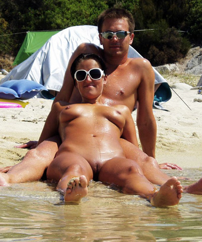 nudists nude naturists couple 2635
